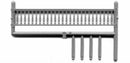 Tichy Train Group HO 8093 Turned Spindle Porch Rail with Newel Posts (3 rails)