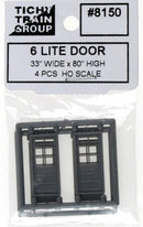 Tichy Train Group HO 8150 6 Lite Door (4)