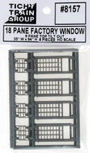 Tichy Train Group HO 8157 18 Pane Factory Window with Top Tilt Out (8)