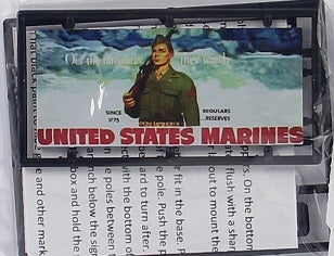 Tichy Train Group HO 8404 Billboard Kit, United States Marines