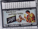 Tichy Train Group HO 8413 Billboard Kit, Schlitz Beer "If you like beer, you'll love Schlitz"