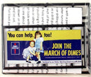 Tichy Train Group HO 8435 Billboard, Join the March of Dimes
