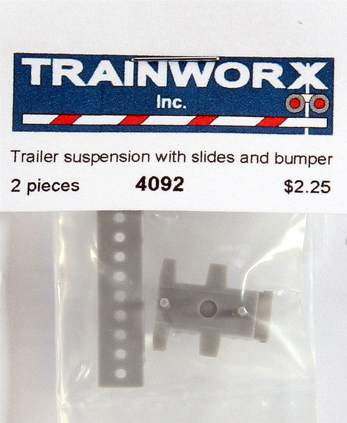 Trainworx N 4092 Trailer Suspension with Slides and Bumper