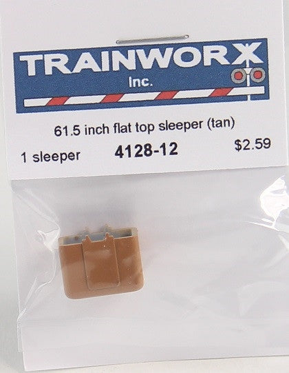 Trainworx N 4128-12 61-1/2" Semi Tractor Flat-Top Sleeper (Tan)