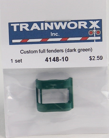 Trainworx N 4148-10 Custom Full Fenders (Dark Green)