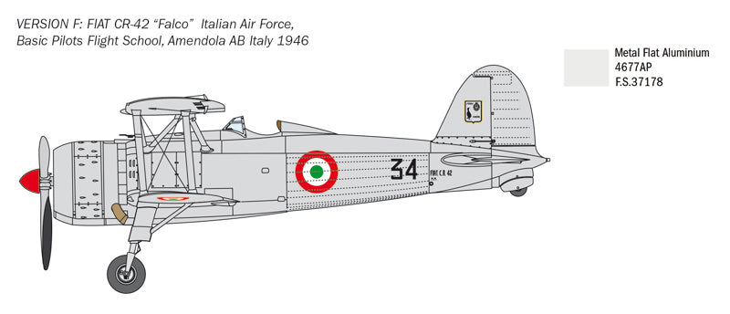 Italeri 2801 - SCALE 1 : 48 FIAT CR.42 Falco