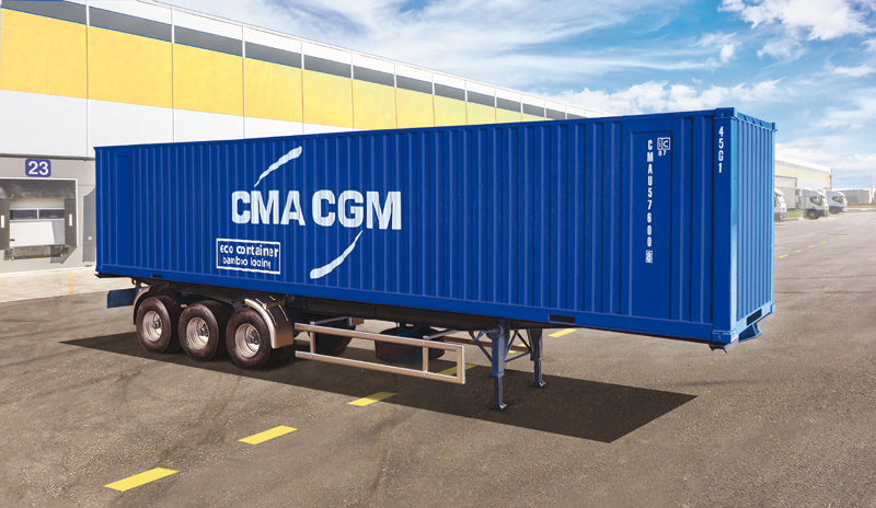 Italeri 3951 - SCALE 1 : 24 40' CONTAINER TRAILER