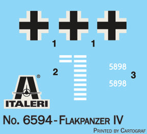 Italeri 6594 - SCALE 1 : 35 Flakpanzer IV Ostwind