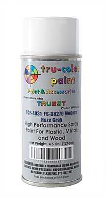 Tru-Color Paint 4031 Aerosol Spray Paint Can, FS-36270: Modern Haze Gray (4.5oz)