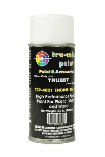 Tru-Color Paint 4021 Aerosol Spray Paint Can, Gloss Engine Black (4.5oz)