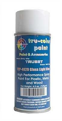 Tru-Color Paint 4029 Aerosol Spray Paint Can, Gloss Light Blue (4.5oz)