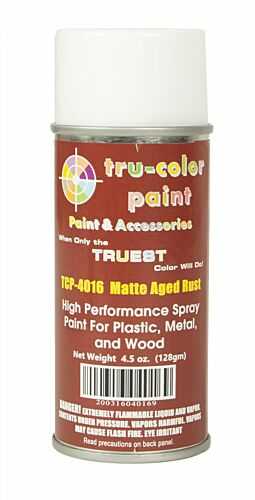 Tru-Color Paint 4016 Aerosol Spray Paint Can, Matte Aged Rust (4.5oz)