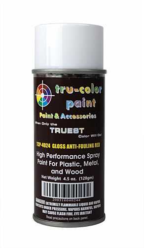 Tru-Color Paint 4024 Aerosol Spray Paint Can, Matte Anti-Fouling Red (4.5oz)