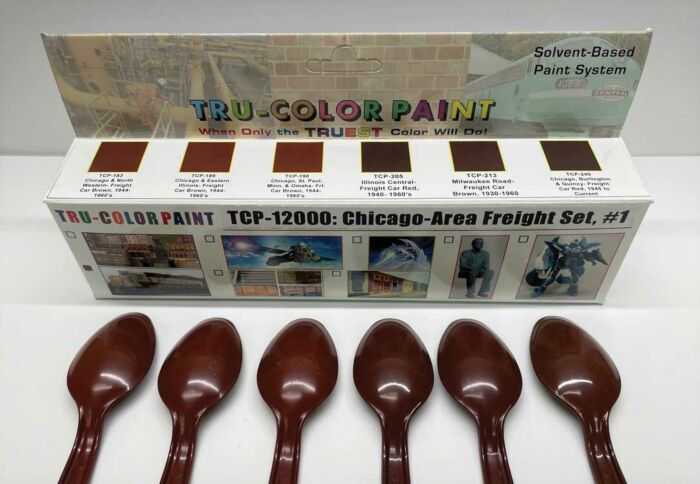 Tru-Color Paint 12000 Chicago Area Freight Car Paint Set
