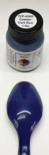 Tru-Color Paint 4200 Railroad Color Acrylic Paints, Coaster Dark Blue (1oz)