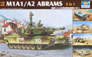 Trumpeter 01535 M1A1/A2 Abrams 5 in 1 1:35