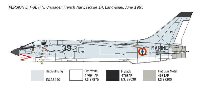 Italeri 1456 - SCALE 1 : 72 F-8E Crusader