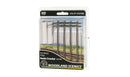 Woodland Scenics US2266 Pre-Wired Poles - Double Crossbar, HO Scale