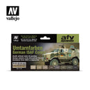 Vallejo Acrylic Paints 71159 Umtarnfarben German ISAF Colors Paint Set (8-Pack)