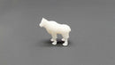 All Scale Miniatures HO 870964 Mountain Goats, Unpainted 3D Printed Figures (5)