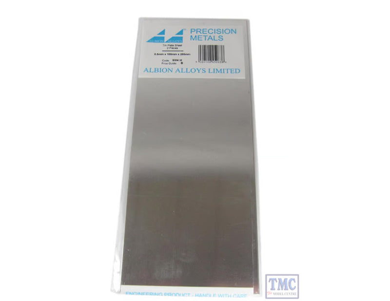 Albion Alloys SM4M Tin Plate Sheet 0.5 mm 2pcs