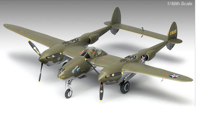 Academy Models [1/48] 12208 P-38F LIGHTING GLACIER GIRL