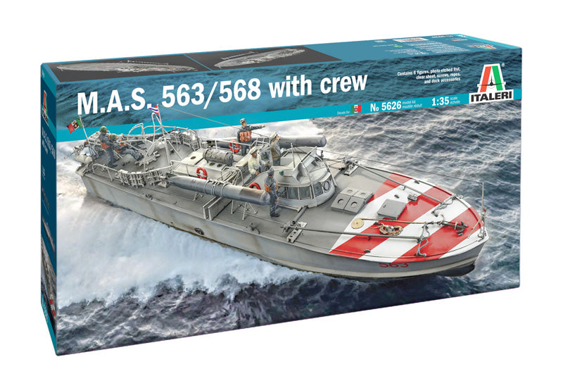 Italeri 5626 - SCALE 1 : 35 M.A.S. 563/568 with crew