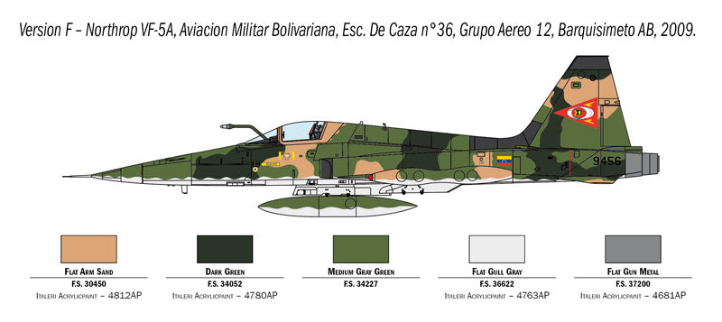 Italeri 1441 - SCALE 1 : 72 F-5A Freedom Fighter