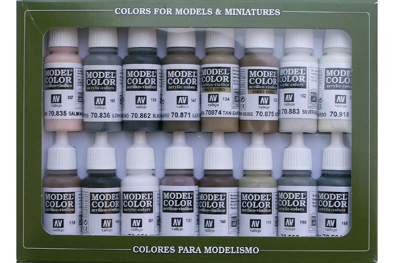 Vallejo Acrylic Paints 70144 Equestrian Colors Paint Set (16-Pack)