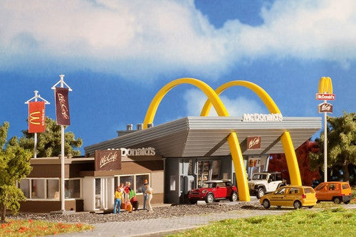 Vollmer HO 43635 McDonald's Restaurant Kit with McCafe