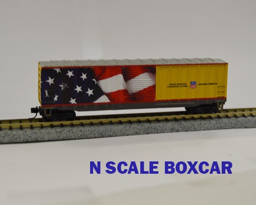 Value Trains USA N N10059 Boxcar, Union Pacific Council Bluffs