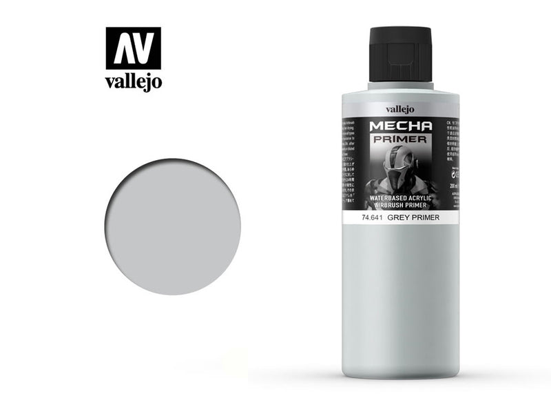 Vallejo Acrylic Paints 74641 Mecha Primer Paint, Grey