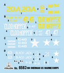 Italeri 6583 M4 SHERMAN U.S. MARINE CORPS 1:35