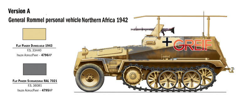 Italeri 7034 Sd. Kfz. 250/3 1:72