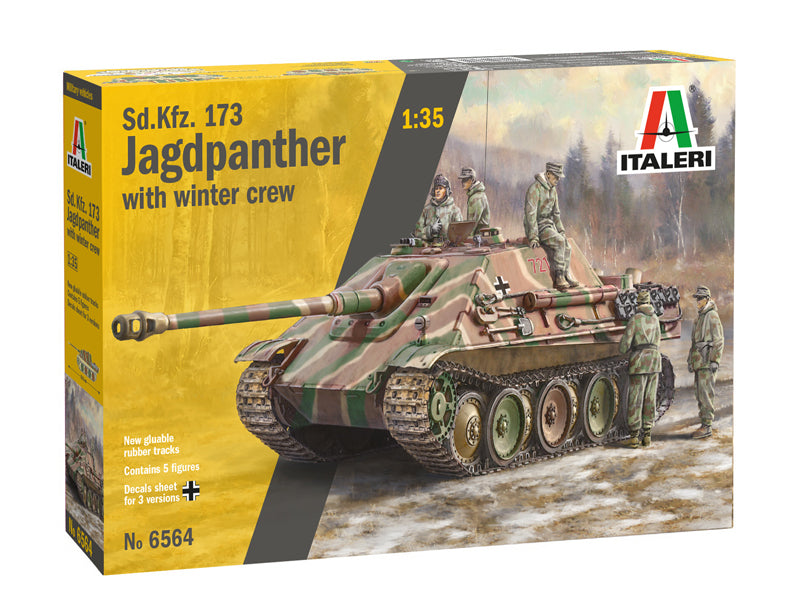 Italeri 6564 - SCALE 1 : 35 Sd.Kfz.173 JAGDPANTHER with winter crew