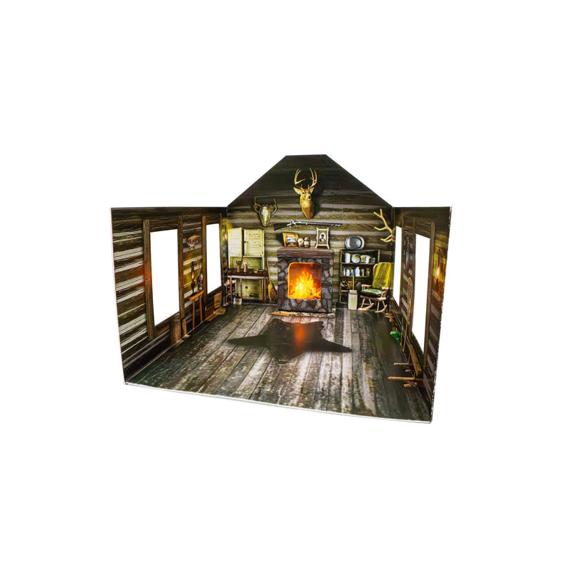 Woodland Scenics O BR5875 Cozy Cabin, Built-&-Ready Landmark StructureÂ¨, Assembled