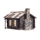 Woodland Scenics O BR5875 Cozy Cabin, Built-&-Ready Landmark StructureÂ¨, Assembled