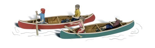 Woodland Scenics HO A1918 Canoers