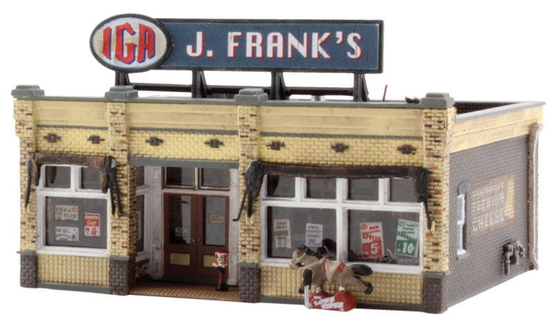 Woodland Scenics N BR4941 Built and Ready J. Frank's Grocery