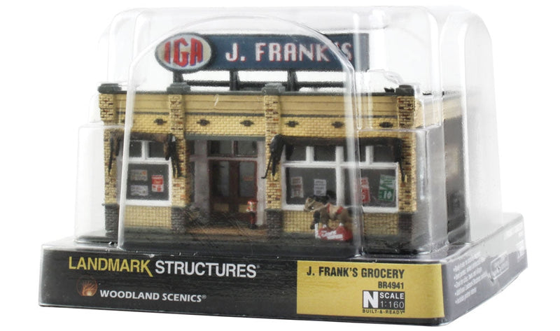 Woodland Scenics N BR4941 Built and Ready J. Frank's Grocery