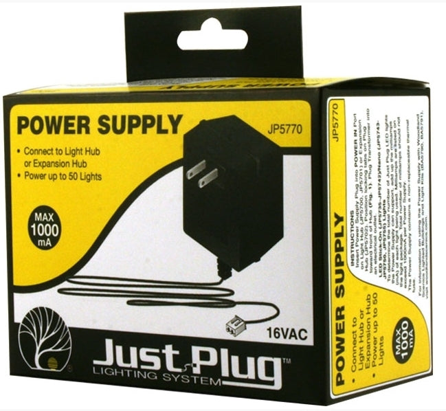 Woodland Scenics JP5770 Just Plug(TM) Lighting System, Power Supply (24VDC)