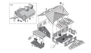 Woodland Scenics O PF5894 Country Store Expansion, Pre-Fab Building Kit