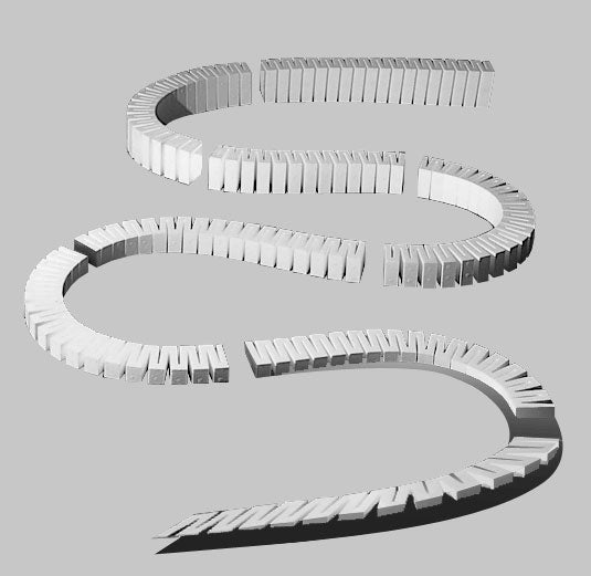 Woodland Scenics ST1410 2% Incline Set (8)