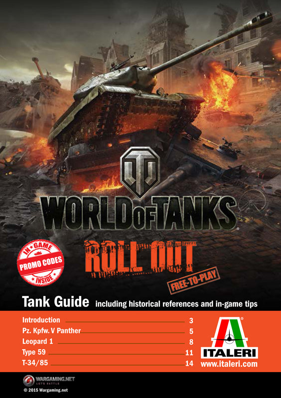 Italeri 37507 - SCALE 1 : 35 World of Tanks - Leopard 1