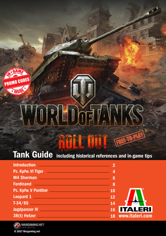 Italeri 36510 - SCALE 1 : 35 World of Tanks - JAGDPANZER IV