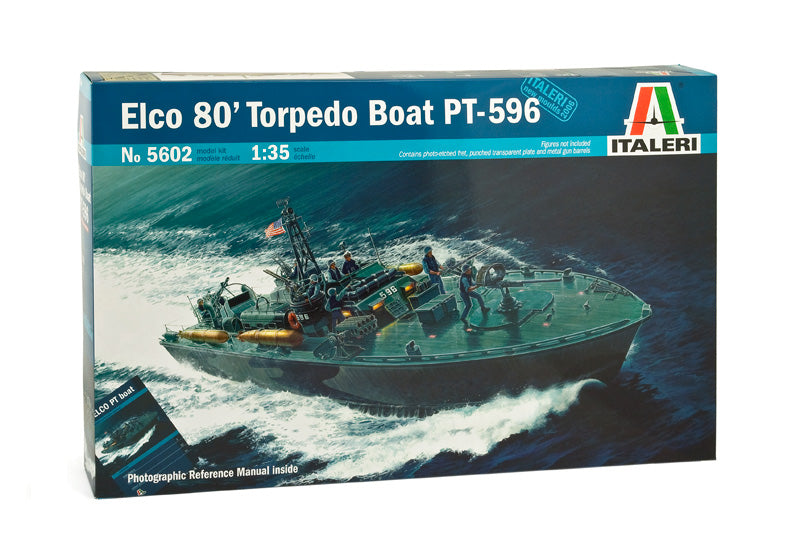 Italeri 5602 - SCALE 1 : 35 ELCO 80' PT - 596 TORPEDO BOAT