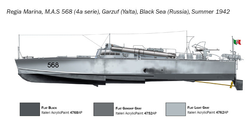 Italeri 5626 - SCALE 1 : 35 M.A.S. 563/568 with crew