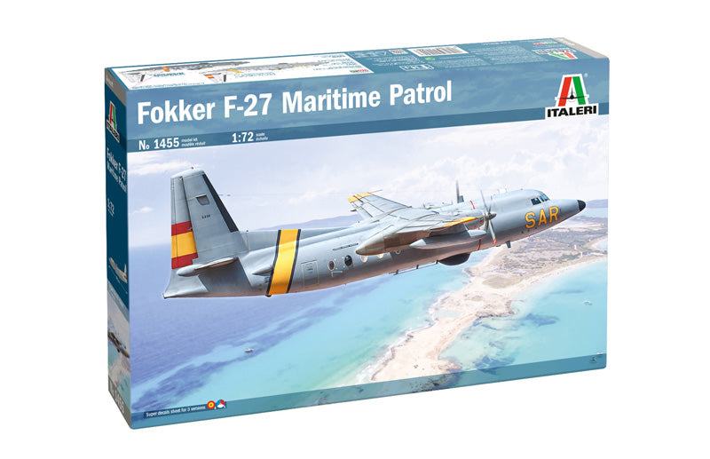 Italeri 1455 - SCALE 1 : 72 Fokker F-27 Maritime Patrol