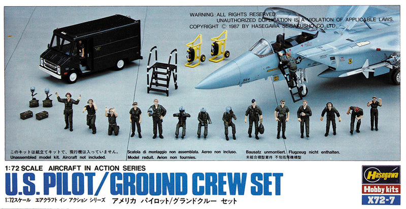 Hasegawa Models 35007 American Pilot/Grand Cruset 1:72 SCALE MODEL KIT