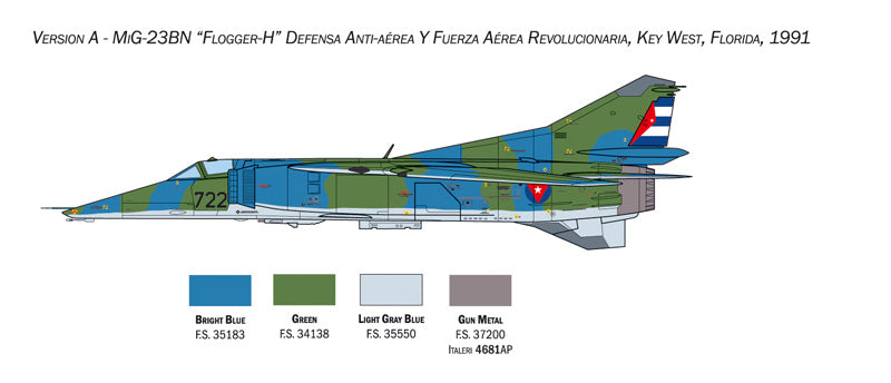 Italeri 2817 - SCALE 1 : 48 MiG-27/MiG-23BN Flogger